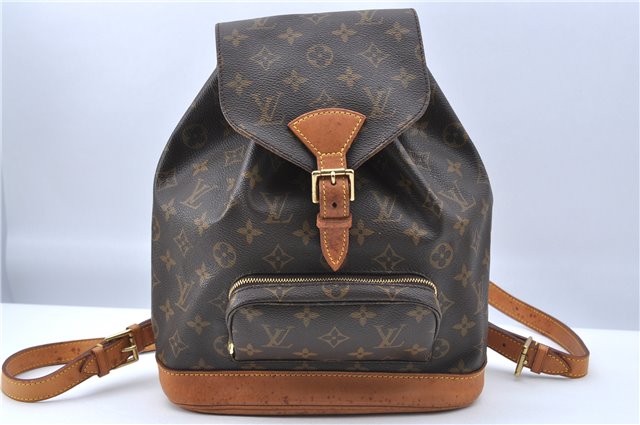Authentic Louis Vuitton Monogram Montsouris MM Backpack M51136 LV H6928