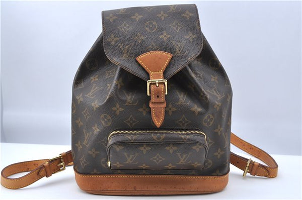 Authentic Louis Vuitton Monogram Montsouris MM Backpack M51136 LV H6928