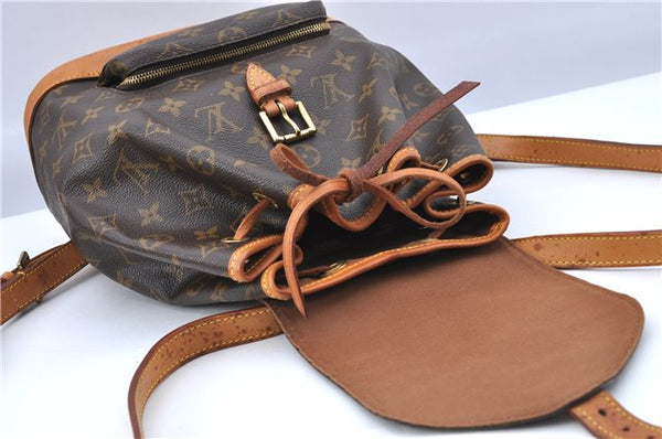Authentic Louis Vuitton Monogram Montsouris MM Backpack M51136 LV H6928