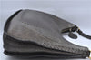 Authentic FENDI Selleria Shoulder Bag Leather Metallic Brown H6945