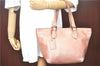 Authentic FENDI Selleria Shoulder Tote Bag Purse Leather Pink H6950