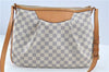 Auth Louis Vuitton Damier Azur Siracusa MM Shoulder Cross Bag N41112 LV H6952