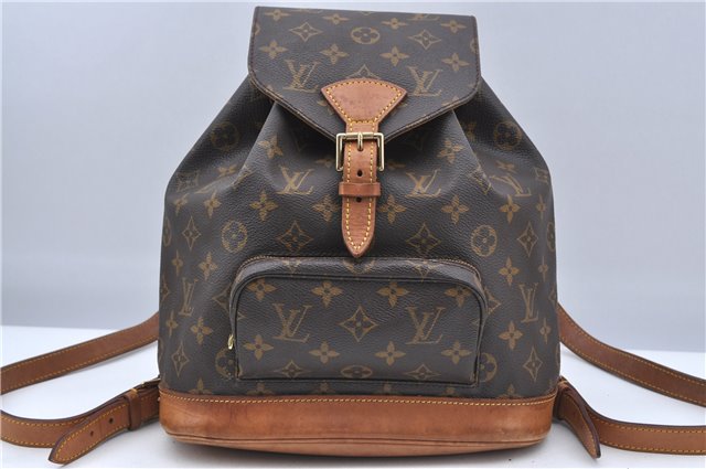 Authentic Louis Vuitton Monogram Montsouris MM Backpack M51136 LV H6958