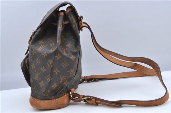 Authentic Louis Vuitton Monogram Montsouris MM Backpack M51136 LV H6958