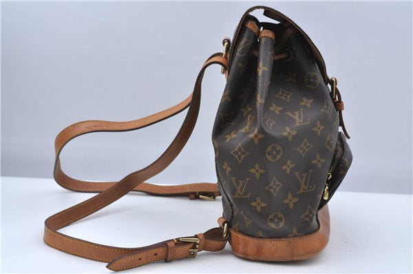 Authentic Louis Vuitton Monogram Montsouris MM Backpack M51136 LV H6958