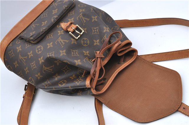 Authentic Louis Vuitton Monogram Montsouris MM Backpack M51136 LV H6958