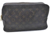 Auth Louis Vuitton Monogram Trousse Toilette 28 Clutch Hand Bag M47522 LV H6980