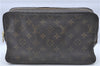 Auth Louis Vuitton Monogram Trousse Toilette 28 Clutch Hand Bag M47522 LV H6980