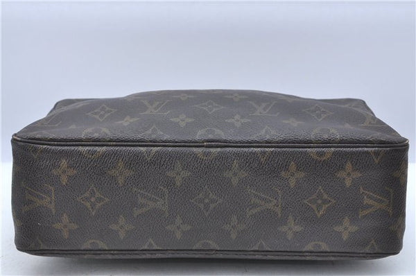 Auth Louis Vuitton Monogram Trousse Toilette 28 Clutch Hand Bag M47522 LV H6980