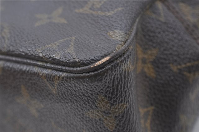 Auth Louis Vuitton Monogram Trousse Toilette 28 Clutch Hand Bag M47522 LV H6980