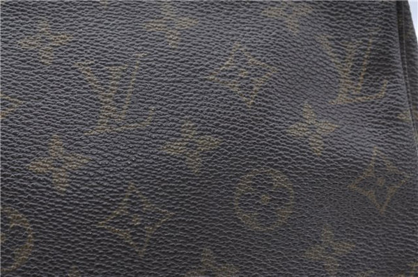 Auth Louis Vuitton Monogram Trousse Toilette 28 Clutch Hand Bag M47522 LV H6980