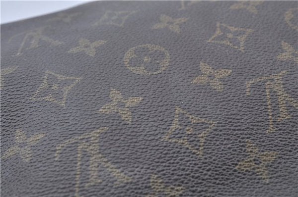 Auth Louis Vuitton Monogram Trousse Toilette 28 Clutch Hand Bag M47522 LV H6980