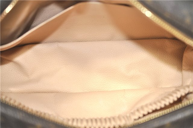 Auth Louis Vuitton Monogram Trousse Toilette 28 Clutch Hand Bag M47522 LV H6980