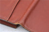 Auth Louis Vuitton Epi Pochette Enveloppe Document case Brown M52583 LV H6981