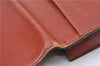 Auth Louis Vuitton Epi Pochette Enveloppe Document case Brown M52583 LV H6981