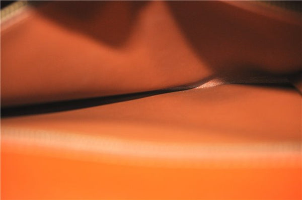 Auth Louis Vuitton Epi Pochette Enveloppe Document case Brown M52583 LV H6981