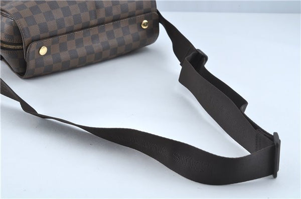 Authentic Louis Vuitton Damier Naviglio Shoulder Cross Body Bag N45255 LV H6987