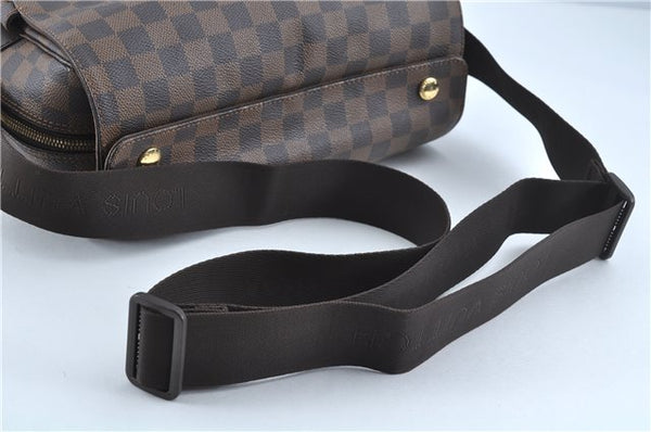 Authentic Louis Vuitton Damier Naviglio Shoulder Cross Body Bag N45255 LV H6987