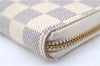 Louis Vuitton Damier Azur Portefeuille Clemence Long Wallet N61264 Pink H6998