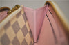 Louis Vuitton Damier Azur Portefeuille Clemence Long Wallet N61264 Pink H6998