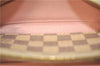 Louis Vuitton Damier Azur Portefeuille Clemence Long Wallet N61264 Pink H6998