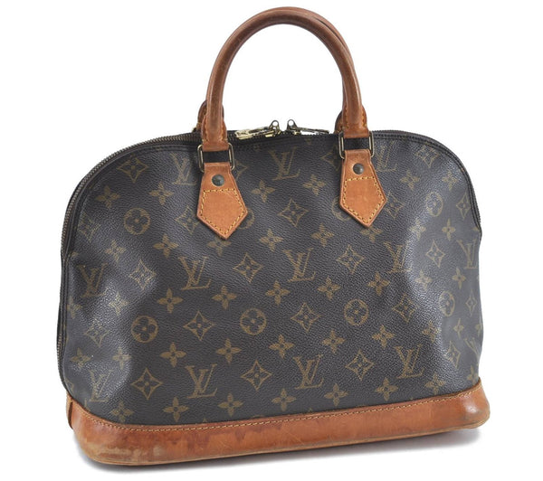 Authentic Louis Vuitton Monogram Alma Hand Bag M51130 LV H7019