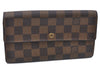 Auth Louis Vuitton Damier Pochette Porte Monnaie Credit Wallet N61725 LV H7042