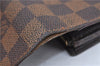 Auth Louis Vuitton Damier Pochette Porte Monnaie Credit Wallet N61725 LV H7042