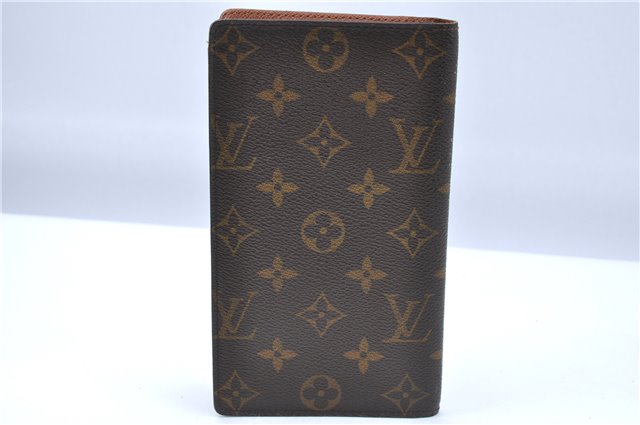 Auth Louis Vuitton Monogram Porte Chequier Cartes Credit Wallet M62225 LV H7043