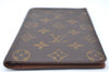 Auth Louis Vuitton Monogram Porte Chequier Cartes Credit Wallet M62225 LV H7043