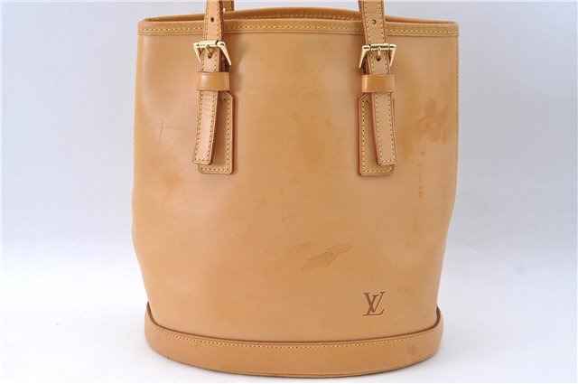 Authentic Louis Vuitton Nomade Bucket PM Shoulder Bag Beige M85001 LV H7059