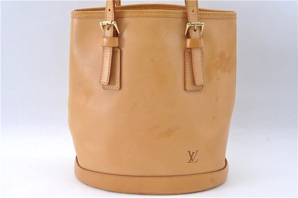 Authentic Louis Vuitton Nomade Bucket PM Shoulder Bag Beige M85001 LV H7059