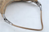 Authentic GUCCI Shoulder Hand Bag Purse GG Canvas Leather 01234 Beige H7070