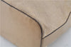 Authentic GUCCI Shoulder Hand Bag Purse GG Canvas Leather 01234 Beige H7070