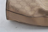 Authentic GUCCI Shoulder Hand Bag Purse GG Canvas Leather 01234 Beige H7070