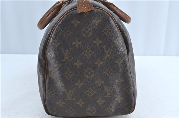 Authentic LOUIS VUITTON Monogram Speedy 35 Hand Bag M41524 LV H7074