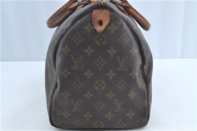 Authentic LOUIS VUITTON Monogram Speedy 35 Hand Bag M41524 LV H7074