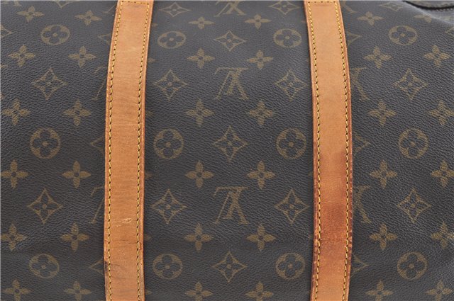 Authentic Louis Vuitton Monogram Keepall 55 Boston Bag M41424 LV H7082