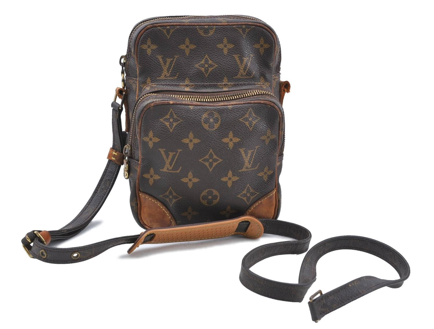 Authentic LOUIS VUITTON Monogram Amazone Shoulder Cross Bag M45236 Junk H7085