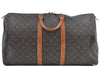 Auth Louis Vuitton Monogram Keepall Bandouliere 55 Boston Bag M41414 LV H7095