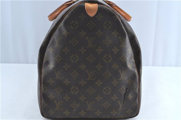 Auth Louis Vuitton Monogram Keepall Bandouliere 55 Boston Bag M41414 LV H7095