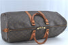 Auth Louis Vuitton Monogram Keepall Bandouliere 55 Boston Bag M41414 LV H7095