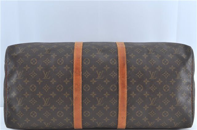 Auth Louis Vuitton Monogram Keepall Bandouliere 55 Boston Bag M41414 LV H7095