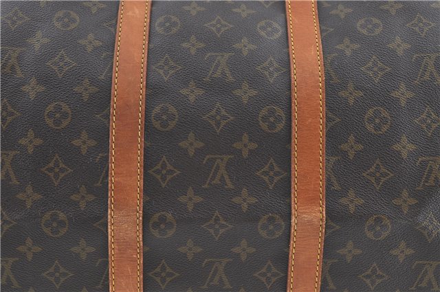 Auth Louis Vuitton Monogram Keepall Bandouliere 55 Boston Bag M41414 LV H7095