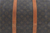 Auth Louis Vuitton Monogram Keepall Bandouliere 55 Boston Bag M41414 LV H7095