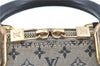 Authentic Louis Vuitton Monogram Mini Alma Ron Hand Bag Blue M92205 LV H7107