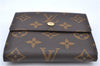 Auth Louis Vuitton Monogram Portefeuille Elise Bifold Wallet M61654 LV H7117