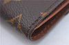 Auth Louis Vuitton Monogram Portefeuille Elise Bifold Wallet M61654 LV H7117