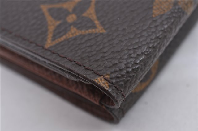 Auth Louis Vuitton Monogram Portefeuille Elise Bifold Wallet M61654 LV H7117