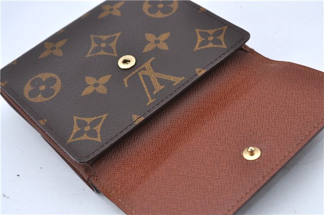 Auth Louis Vuitton Monogram Portefeuille Elise Bifold Wallet M61654 LV H7117